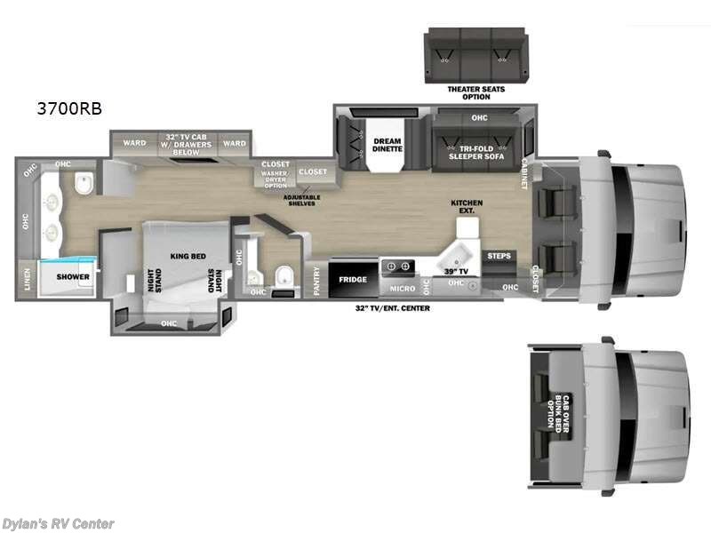 2027 Dynamax Corp Dynaquest XL 3700RB - New Super C For Sale by Campers Inn RV Signature Collection in Sewell, New Jersey features Slideout