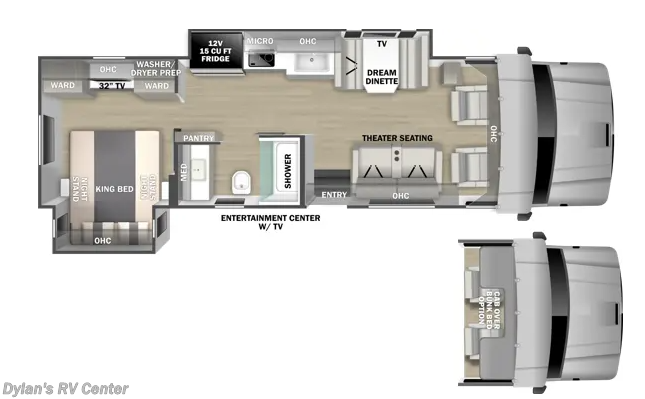 2027 Dynamax Corp Europa 32KD - New Class C For Sale by Campers Inn RV Signature Collection in Sewell, New Jersey features Slideout