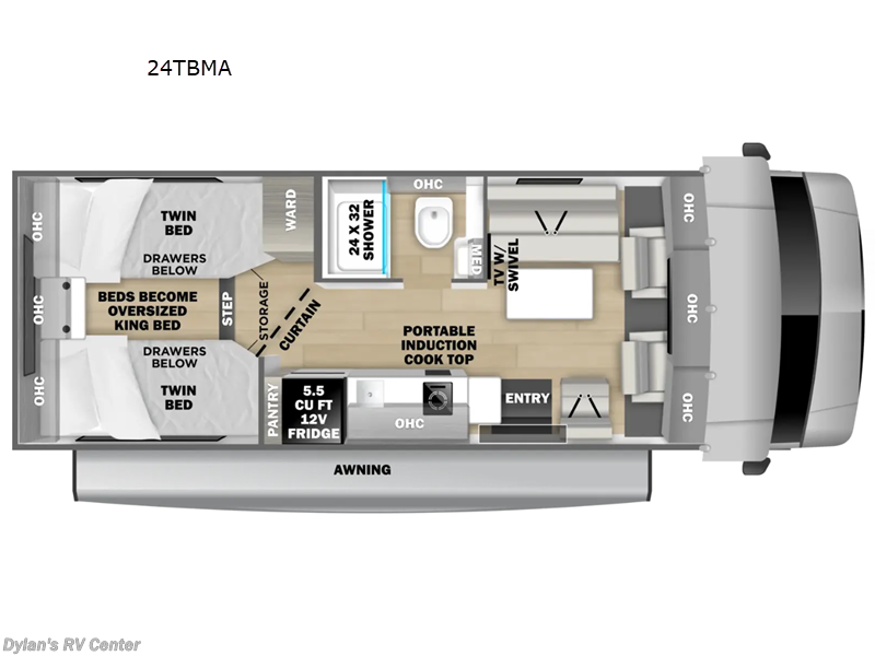 2027 Dynamax Corp Oberon 24TB AWD - New Class C For Sale by Campers Inn RV Signature Collection in Sewell, New Jersey