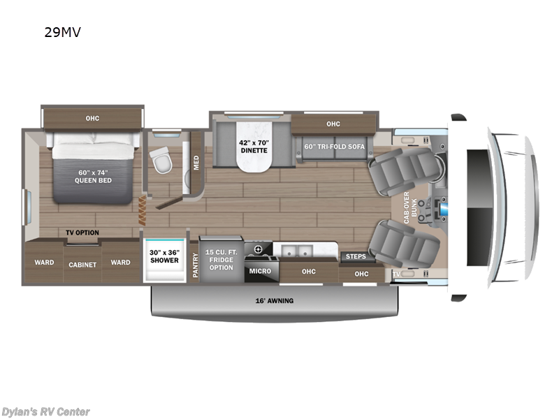 2026 Jayco Greyhawk - Used Class C For Sale by Campers Inn RV Signature Collection in Sewell, New Jersey features Slideout