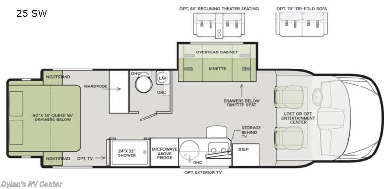 2021 Tiffin Wayfarer 25 SW - Used Class C For Sale by Campers Inn RV Signature Collection in Sewell, New Jersey features Slideout