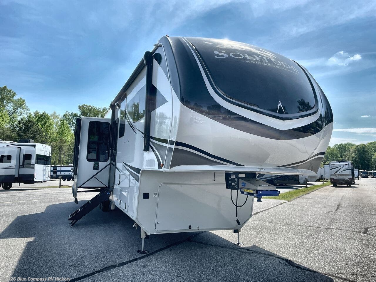 2025 Grand Design Solitude 391DL - New Fifth Wheel For Sale by Blue Compass RV Hickory in Claremont, North Carolina features Slideout