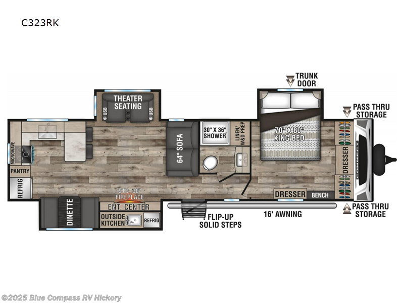 2022 K-Z Connect 323RK - Used Travel Trailer For Sale by Blue Compass RV Hickory in Claremont, North Carolina features Slideout