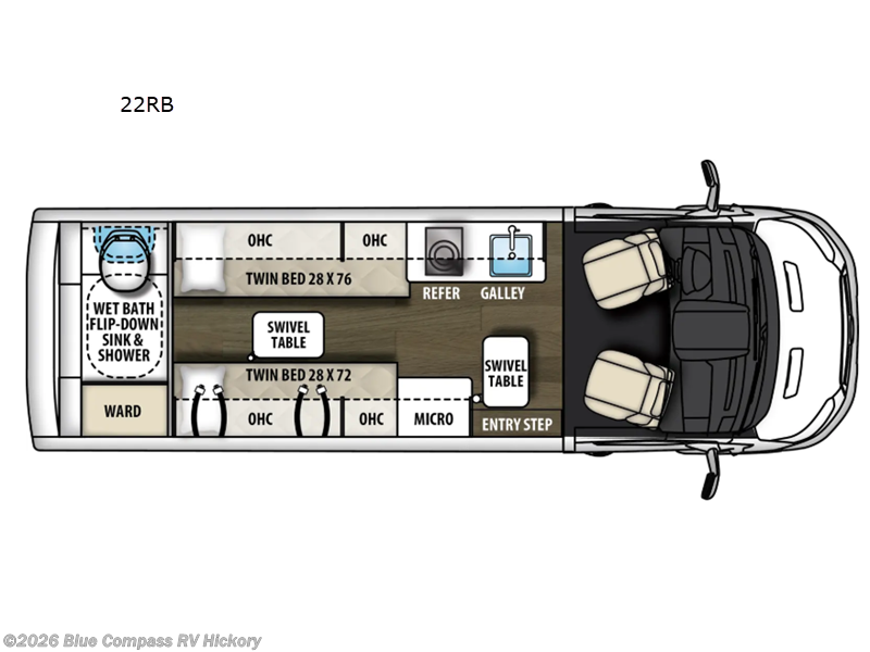 2027 Coachmen Beyond 22RB - New Class B For Sale by Blue Compass RV Hickory in Claremont, North Carolina