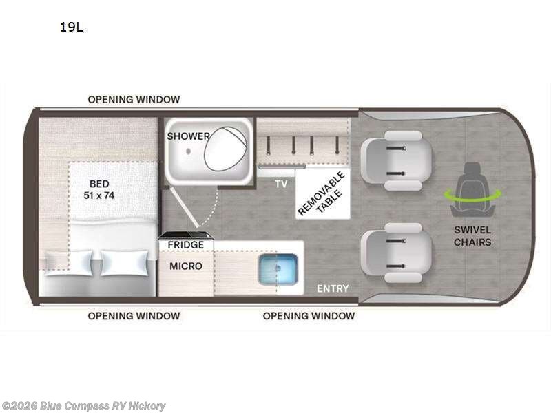 2024 Thor Motor Coach Sanctuary 19L - Used Class B For Sale by Blue Compass RV Hickory in Claremont, North Carolina