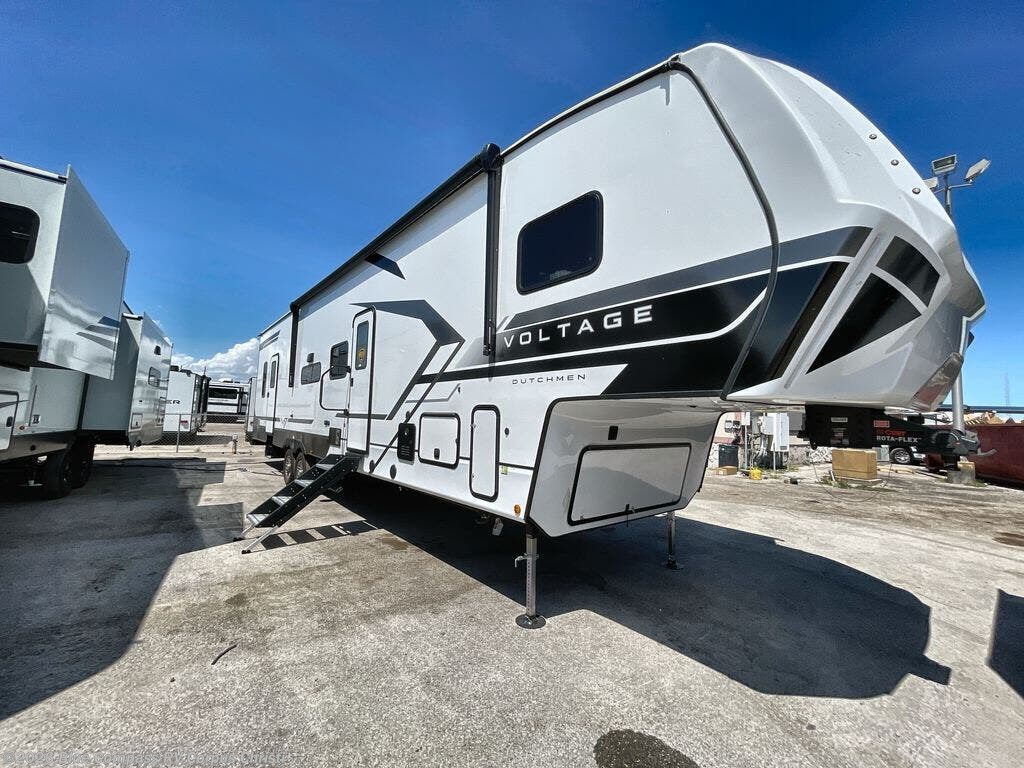 2026 Dutchmen Voltage V-Series 3800 - New Toy Hauler For Sale by Blue Compass RV Corpus Christi in Corpus Christi, Texas