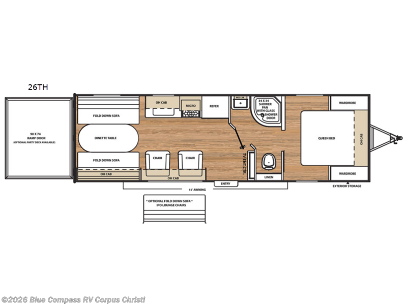 2018 Coachmen Catalina Trail Blazer 26TH - Used Toy Hauler For Sale by Blue Compass RV Corpus Christi in Corpus Christi, Texas