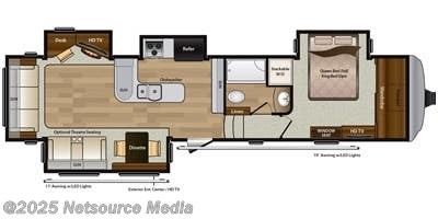 2015 Keystone Montana Big Sky 382rl C7539 For Sale In Silverdale Wa