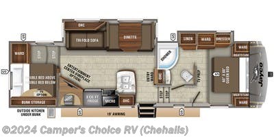 2022 Jayco Eagle 29.5BHDS - New Fifth Wheel For Sale by Clear Creek RV Center in Silverdale, Washington
