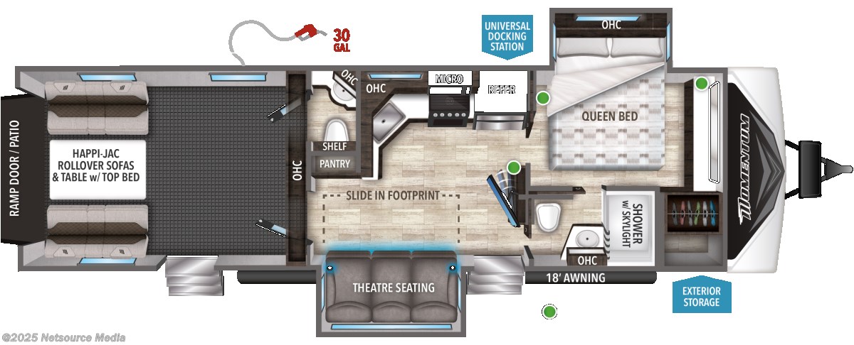 2022 Grand Design Momentum GClass (Travel Trailer) 31G RV