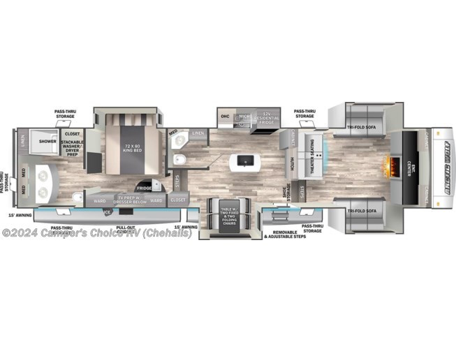2023 Forest River Cherokee Arctic Wolf 3910 SUITE - New Fifth Wheel For Sale by Camper