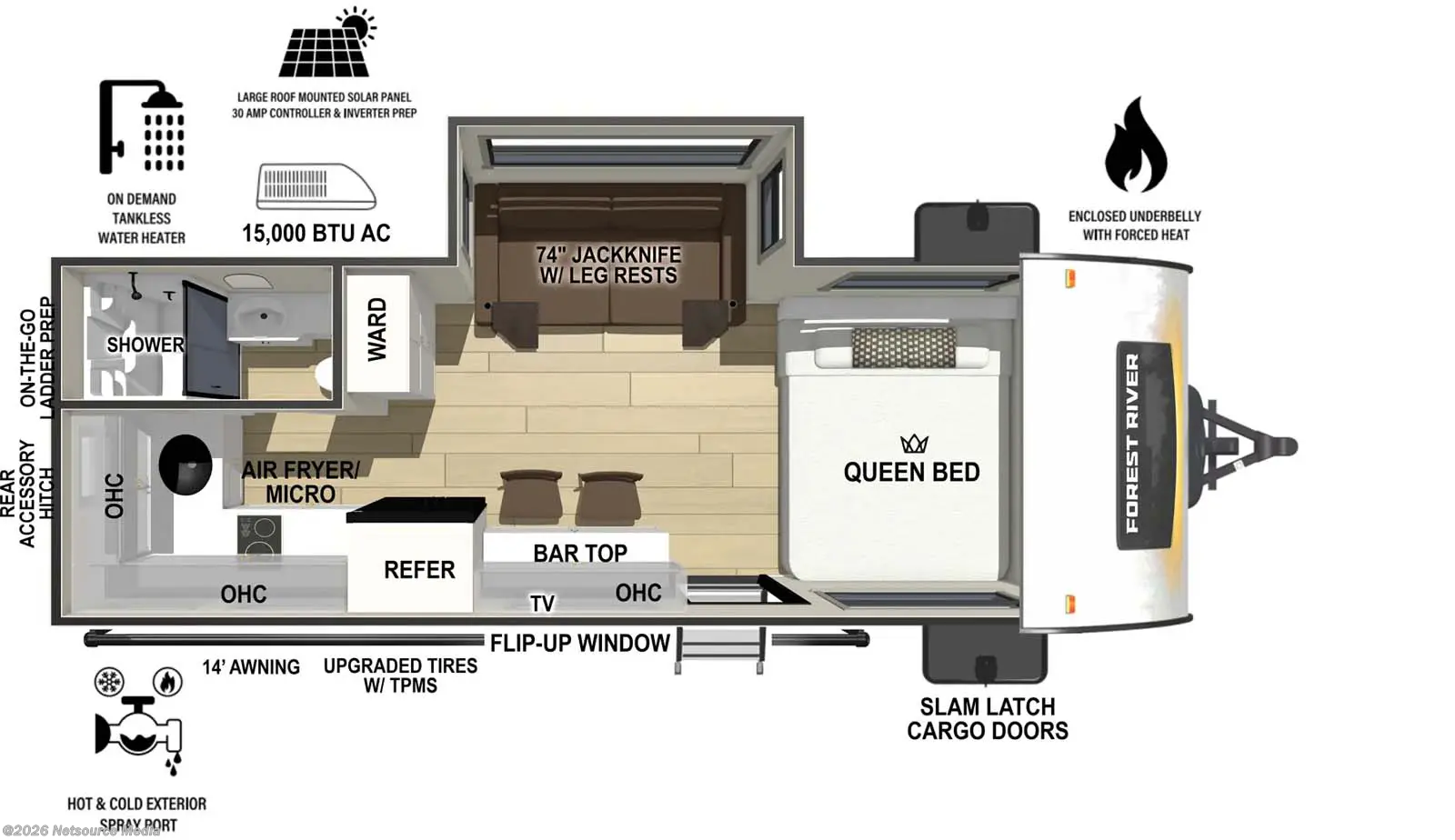 2025 Forest River R-Pod RPOD 185 #W9011 - For Sale in Napavine, WA
