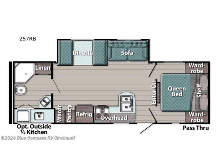 Used 2020 Gulf Stream Ameri-Lite Ultra Lite 257RB available in Cincinnati, Ohio