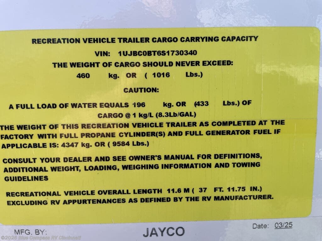 New 2025 Jayco Jay Flight SLX 334RTS available in Cincinnati, Ohio