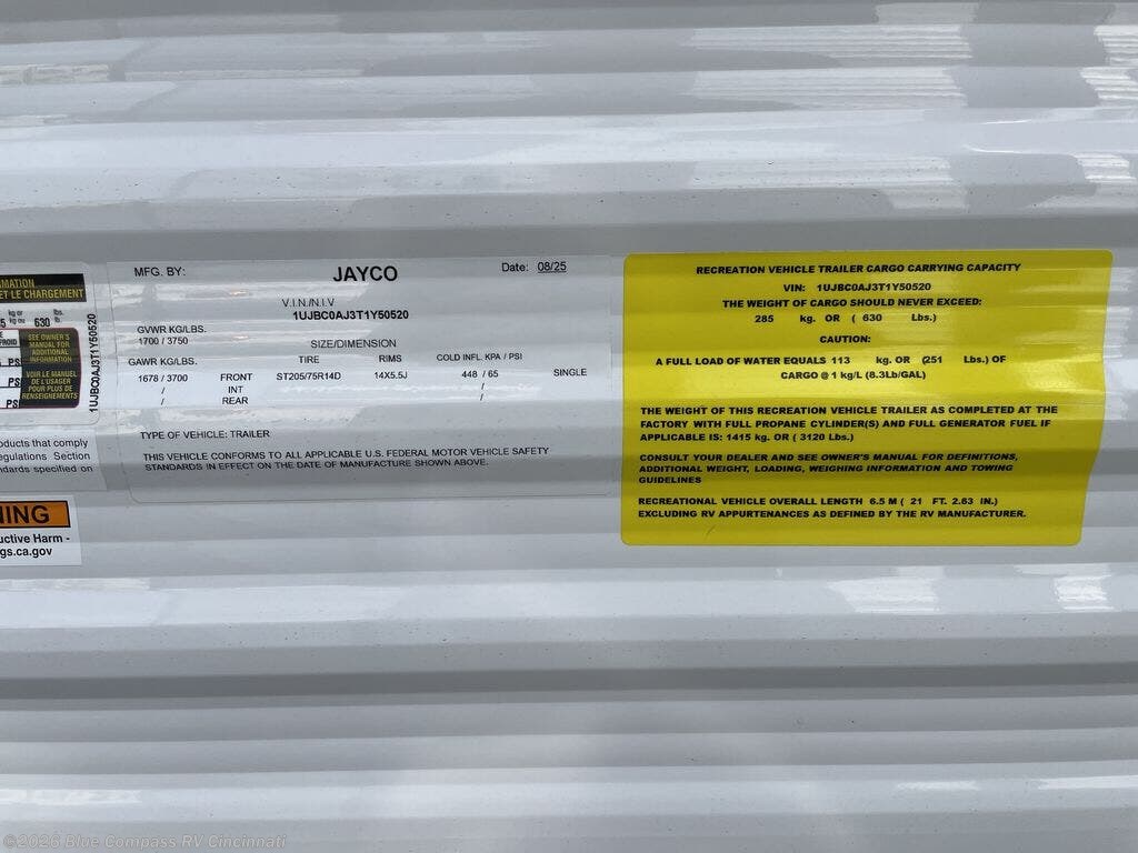 New 2026 Jayco Jay Flight SLX 170BH available in Cincinnati, Ohio