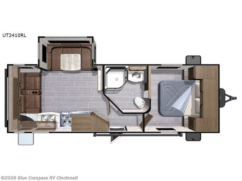 2018 Highland Ridge Open Range Ultra Lite 2410RL - Used Travel Trailer For Sale by Blue Compass RV Cincinnati in Cincinnati, Ohio features Slideout