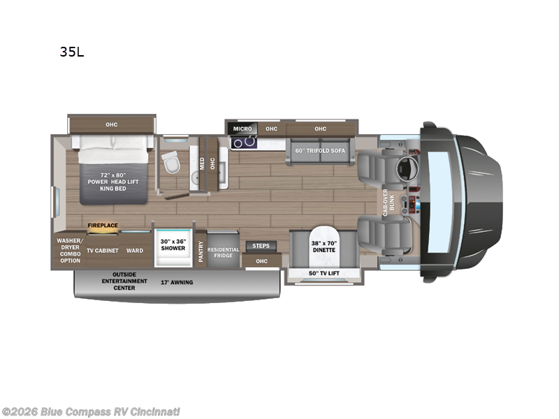 2025 Jayco Seneca XT 35L - New Super C For Sale by Blue Compass RV Cincinnati in Cincinnati, Ohio features Slideout