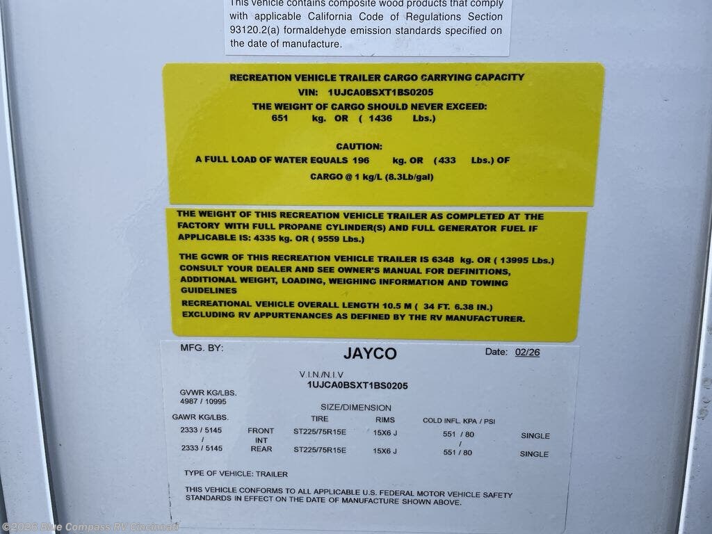 2026 Eagle HT 29DDB by Jayco from Blue Compass RV Cincinnati in Cincinnati, Ohio