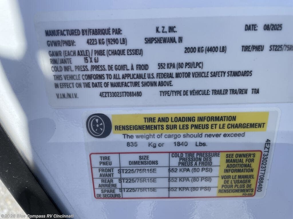 2026 Stratus SR302VBH by Venture RV from Blue Compass RV Cincinnati in Cincinnati, Ohio