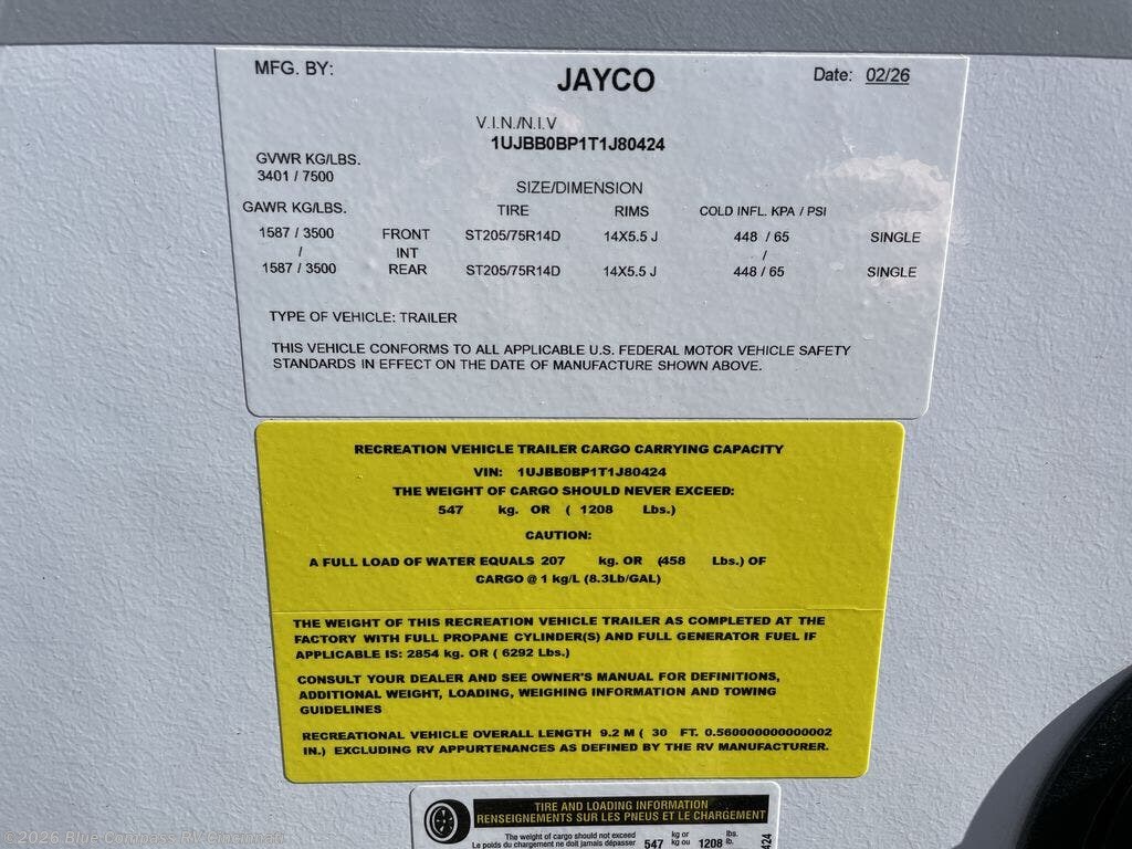 2026 Jay Feather 25RB by Jayco from Blue Compass RV Cincinnati in Cincinnati, Ohio