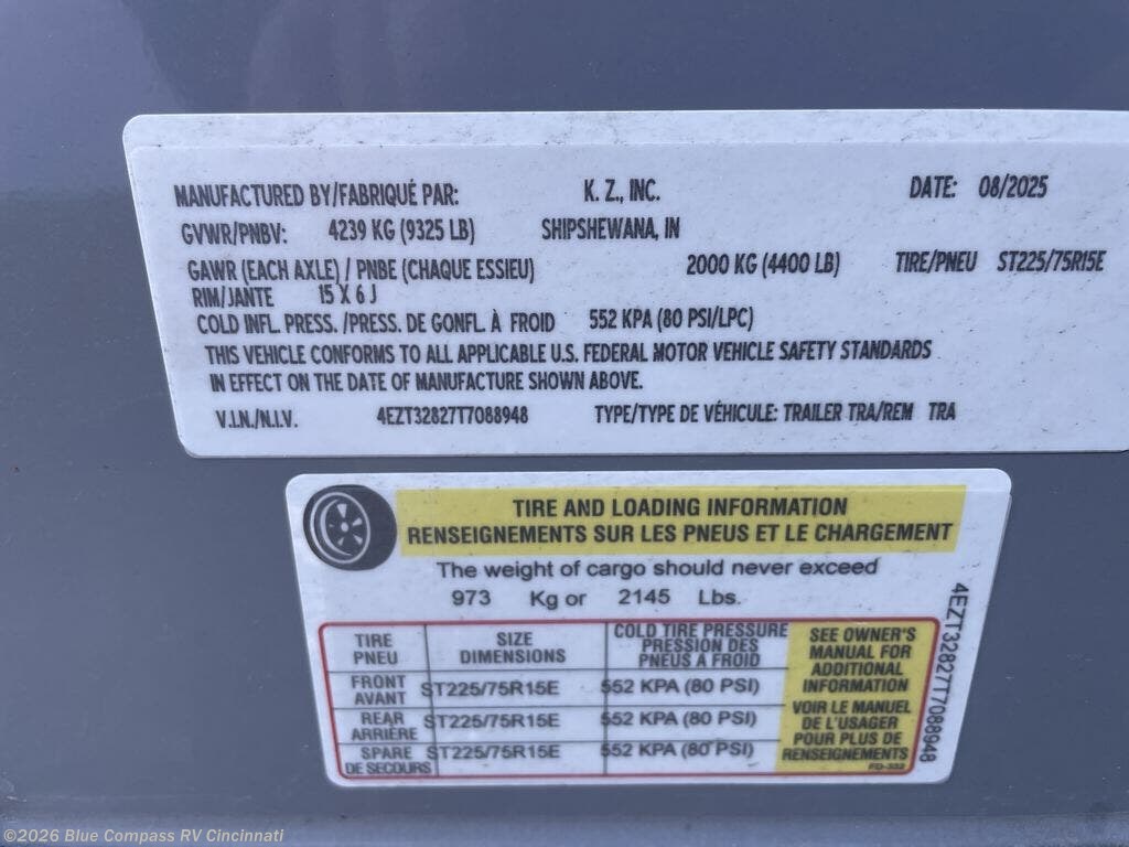 2026 Stratus SR262VFK by Venture RV from Blue Compass RV Cincinnati in Cincinnati, Ohio