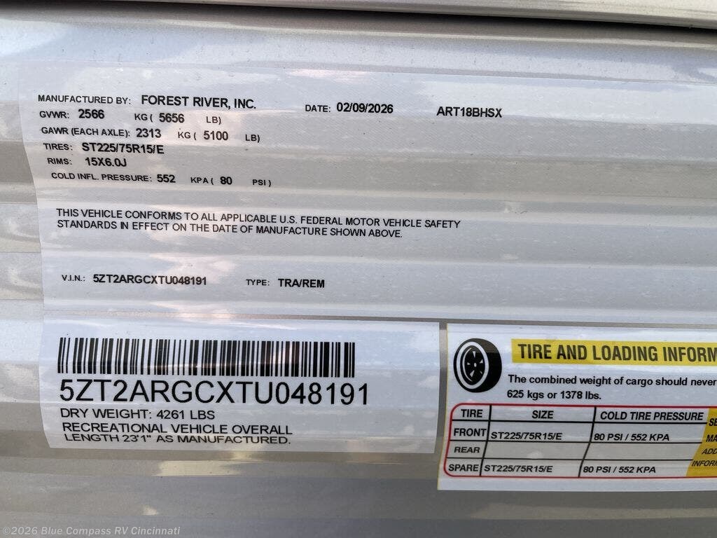 2026 Aurora Light 18BHSX by Forest River from Blue Compass RV Cincinnati in Cincinnati, Ohio