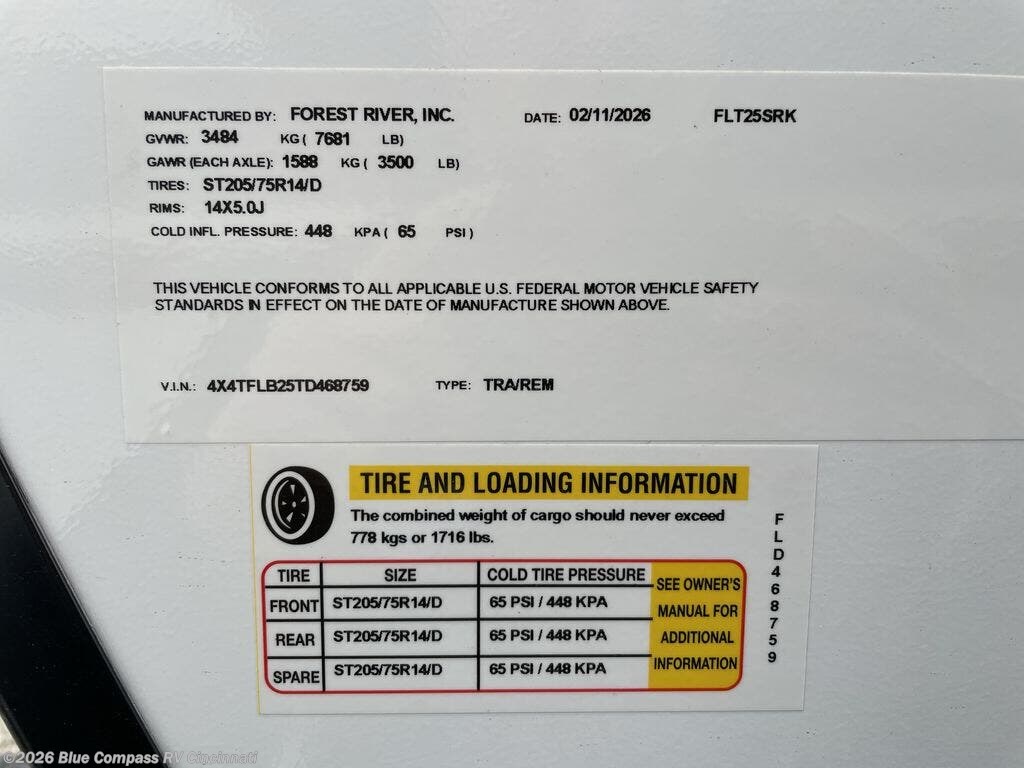 2026 Flagstaff Micro Lite 25SRK by Forest River from Blue Compass RV Cincinnati in Cincinnati, Ohio