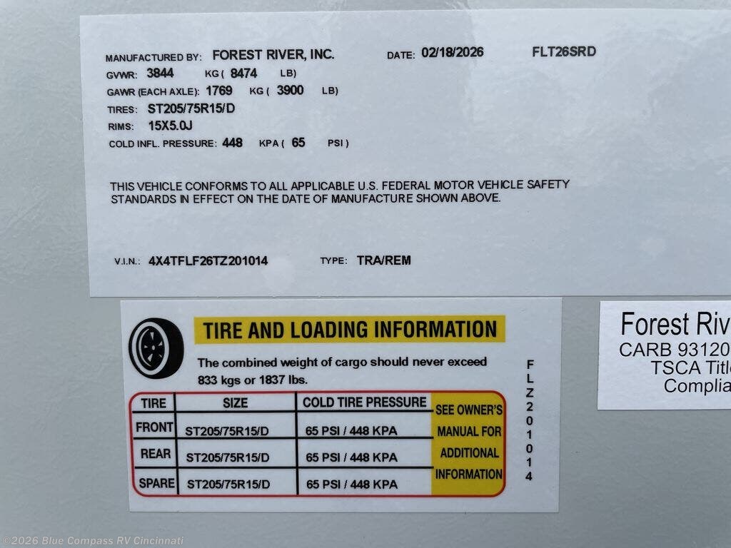 New 2026 Forest River Flagstaff Super Lite 26SRD available in Cincinnati, Ohio
