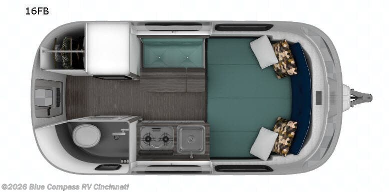 2019 Airstream Nest 16FB - Used Travel Trailer For Sale by Blue Compass RV Cincinnati in Cincinnati, Ohio