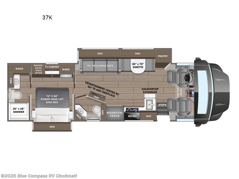 2026 Jayco Seneca Prestige 37K - New Super C For Sale by Blue Compass RV Cincinnati in Cincinnati, Ohio features Slideout