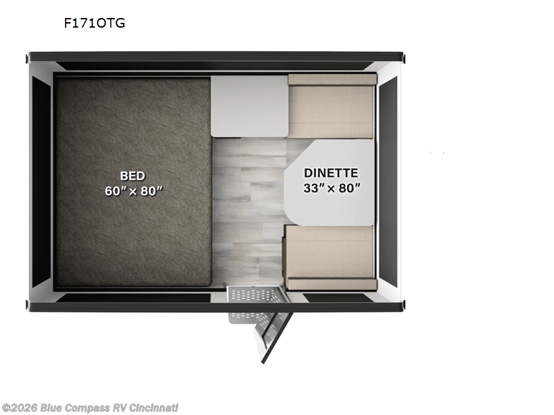 2026 Forest River Flagstaff OTG F171OTG - New Popup For Sale by Blue Compass RV Cincinnati in Cincinnati, Ohio features Slideout