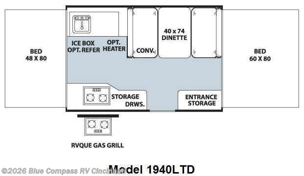 2010 Forest River Rockwood Freedom LTD Series 1940LTD - Used Popup For Sale by Blue Compass RV Cincinnati in Cincinnati, Ohio