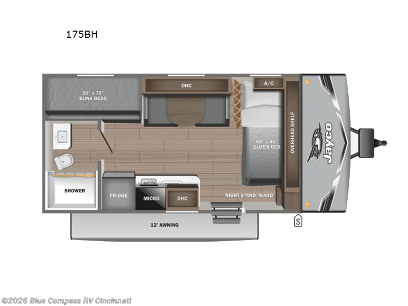 2026 Jayco Jay Flight SLX 175BH - New Travel Trailer For Sale by Blue Compass RV Cincinnati in Cincinnati, Ohio