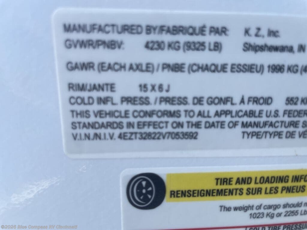 2027 Stratus SR262VFK by Venture RV from Blue Compass RV Cincinnati in Cincinnati, Ohio