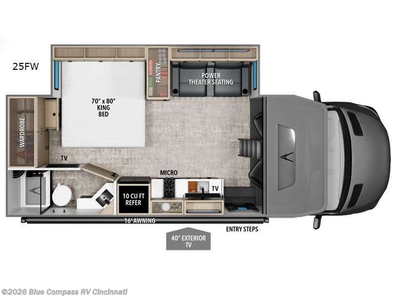 2027 Grand Design Lineage Series M 25FW - New Class C For Sale by Blue Compass RV Cincinnati in Cincinnati, Ohio features Slideout