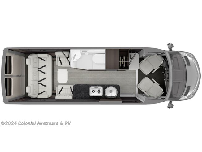 2022 Airstream Interstate 24GT floorplan image