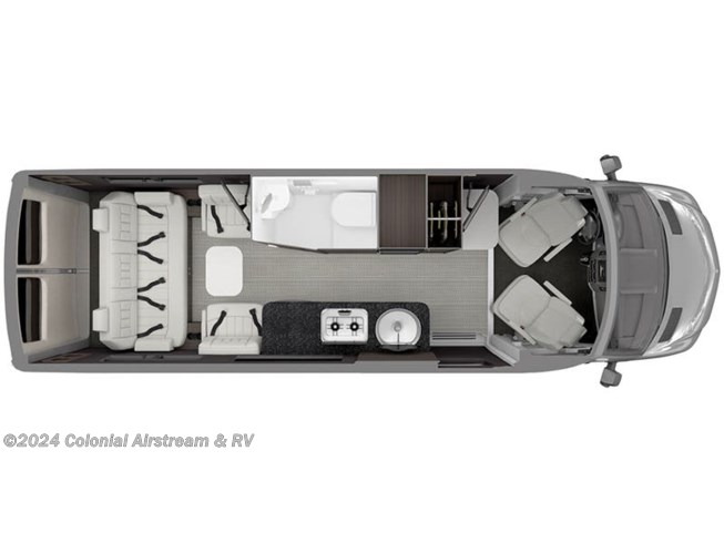 2021 Airstream Interstate 24GT floorplan image
