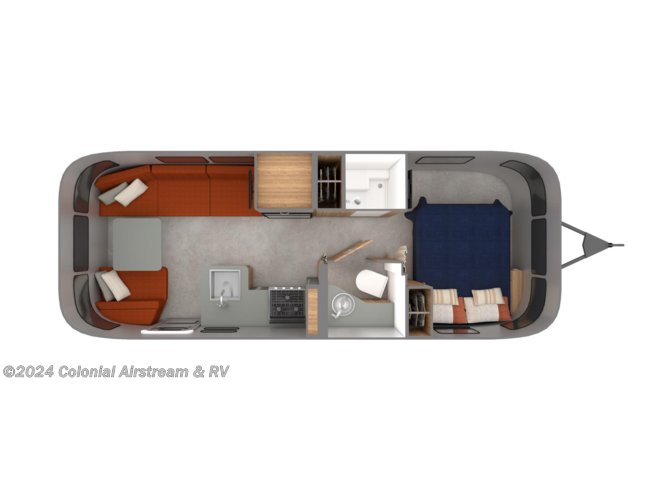 New 2024 Airstream Trade Wind 25FBQ Queen Hatch available in Millstone Township, New Jersey