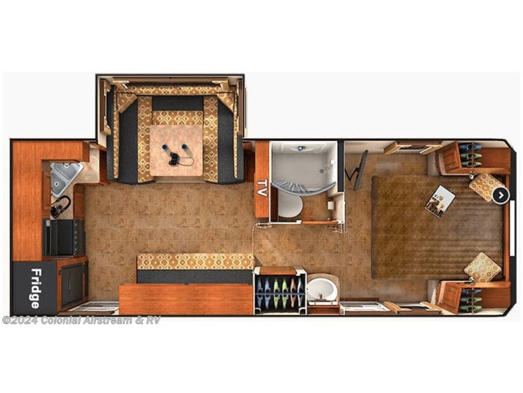 Floorplan of 2018 Lance TT 2285