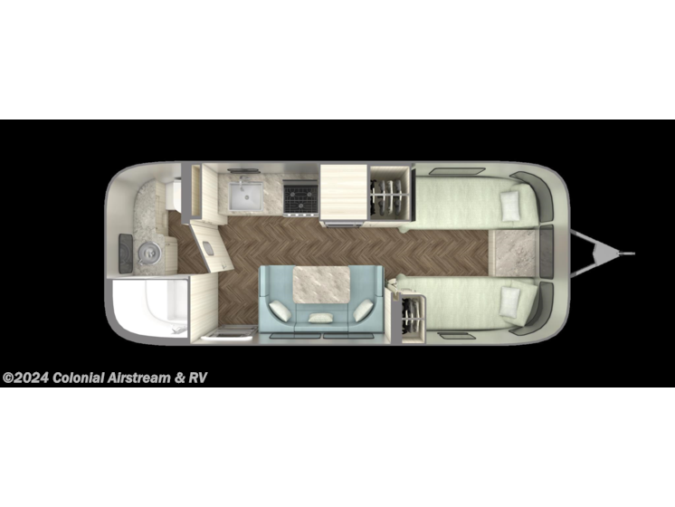 New 2025 Airstream International 23FBT Twin available in Millstone Township, New Jersey