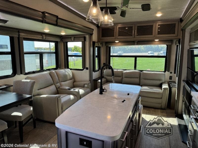 2021 Keystone Montana 3121RL - Used Fifth Wheel For Sale by Colonial Airstream & RV in Millstone Township, New Jersey features Slideout