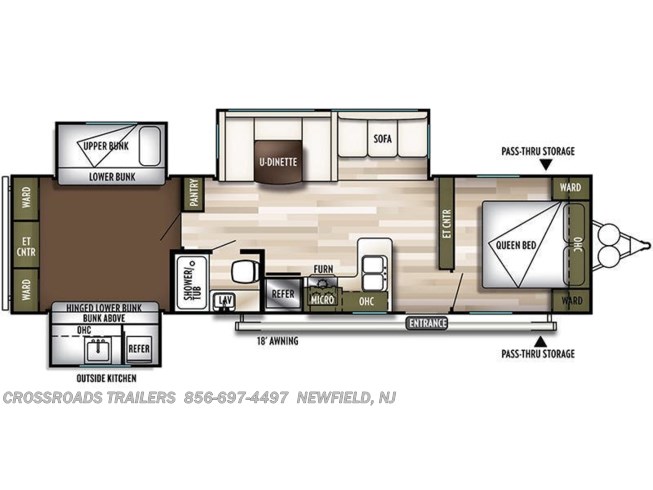 65996 2020 Forest River Salem 31kqbts Travel Trailer For Sale In Newfield Nj