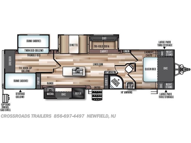 85617 2020 Forest River Salem Hemisphere Glx 300bh Travel Trailer For Sale In Newfield Nj