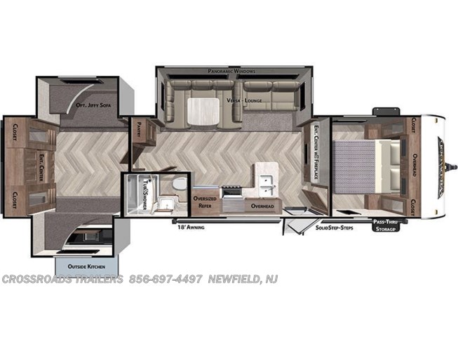 67406 2021 Forest River Salem 31kqbts Travel Trailer For Sale In Newfield Nj