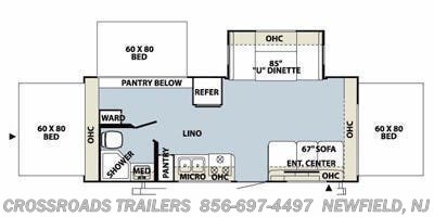 4973 2013 Forest River Rockwood Roo 23ss Expandable Trailer For Sale In Newfield Nj
