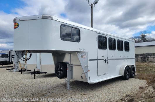 4 Horse Trailer - 2023 Sundowner Super Sport 4H  GN w/Dressing Room available New in Newfield, NJ