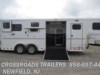 2022 Sundowner Charter CHARTER GN 2+1 STRAIGHT LOAD w/dr room 3 Horse Trailer For Sale at Crossroads Trailer Sales, Inc. in Newfield, New Jersey