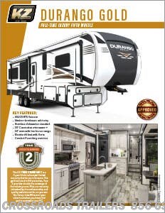 2022 Durango Gold G391RKF by K-Z from Crossroads Trailer Sales, Inc. in Newfield, New Jersey