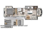 2023 Forest River Cedar Creek Cottage 40CDL floorplan image