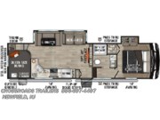 2023 K-Z Durango Half-Ton D286BHD floorplan image